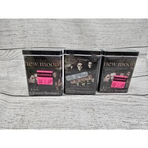 The Twilight Saga: New Moon - Adhesive Bandages In Tin 2008 New Sealed HTF